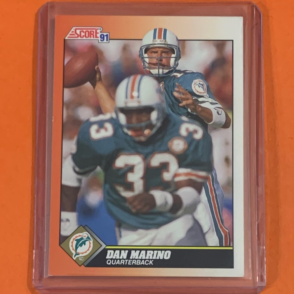 Dan Marino #385 1991 Score Football Trading Card